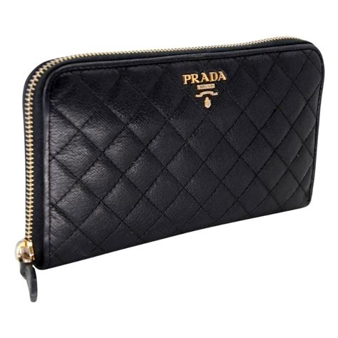 prada quilted saffiano zip wallet|prada saffiano wallet sale.